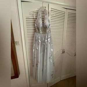 Prom / Evening dress Sherri Hill size 0 white and silver